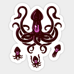 Giant Squid! In Wine! Sticker